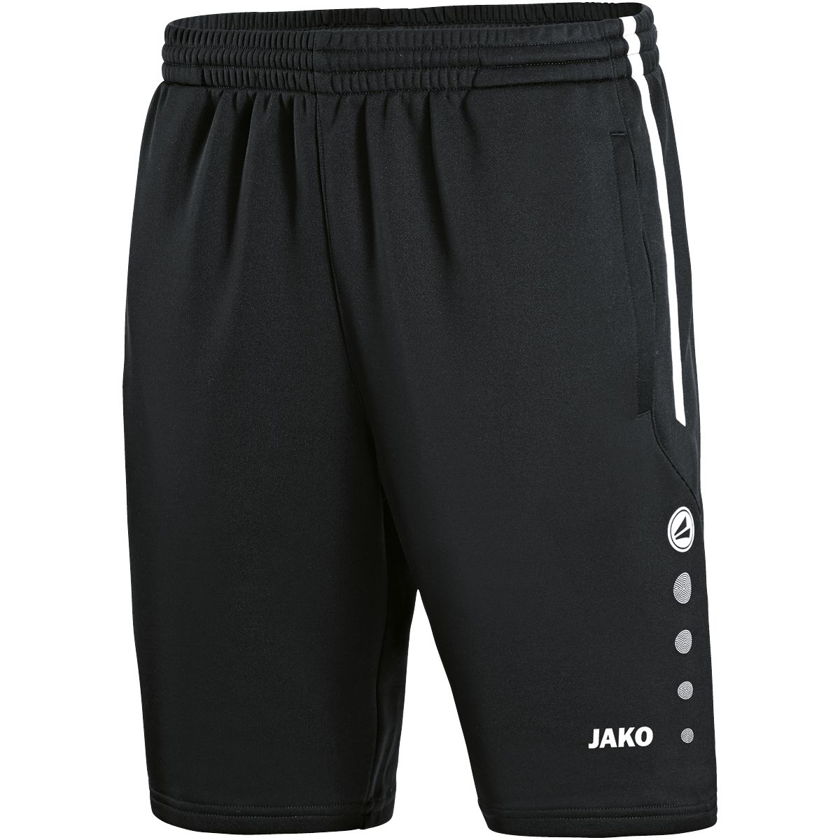 JAKO Trainingsshort Active, Farbe: schwarz/weiß, Größe: 128