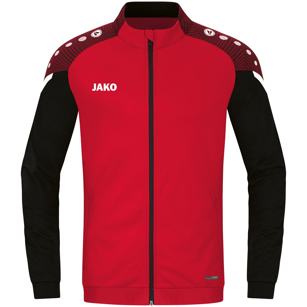 JAKO Polyesterjacke Performance, Farbe: rot/schwarz, Größe: 116