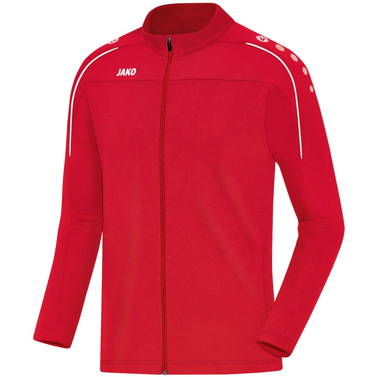 JAKO Freizeitjacke Classico, Farbe: rot, Größe: 128