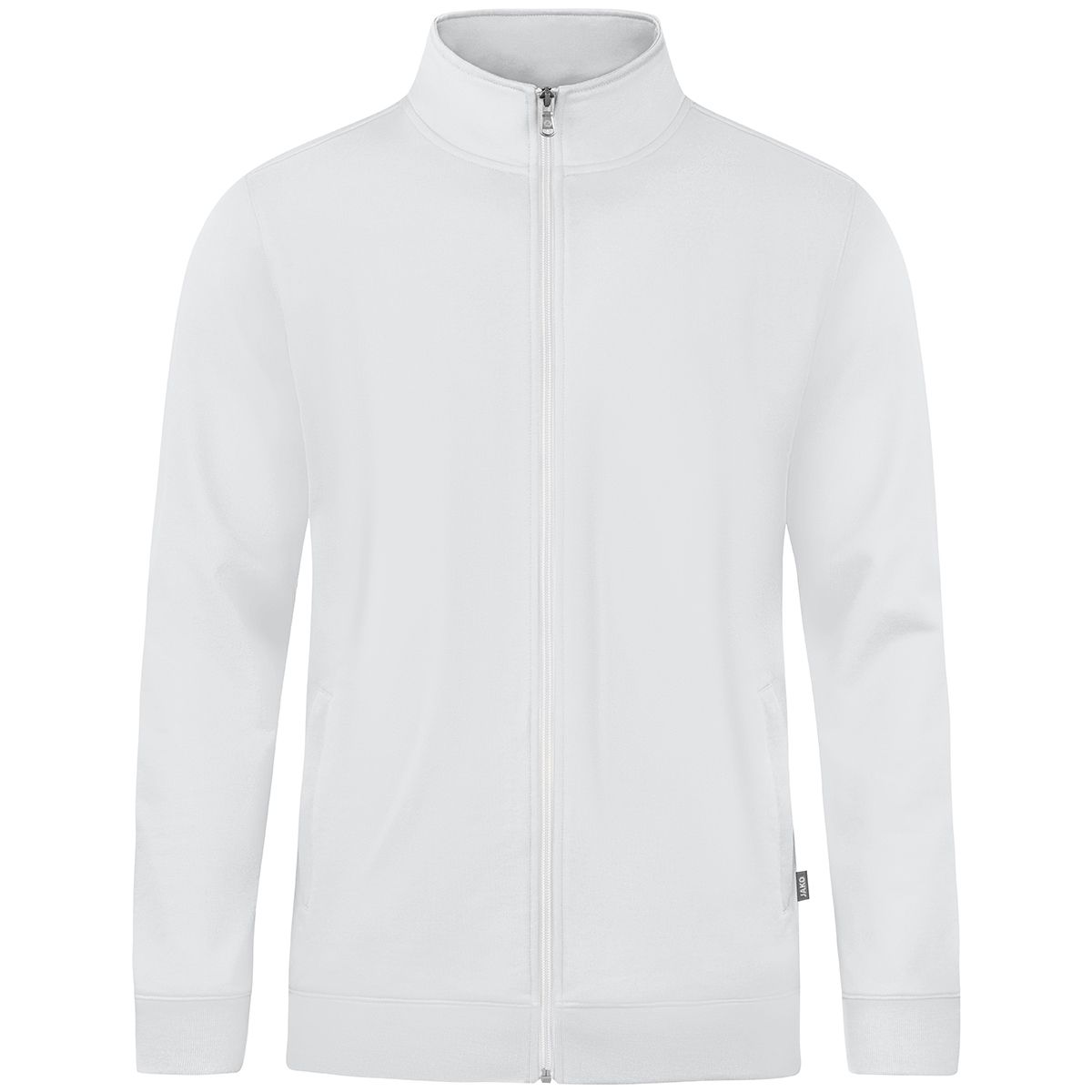 JAKO Sweatjacke Doubletex, Farbe: weiß, Größe: 34