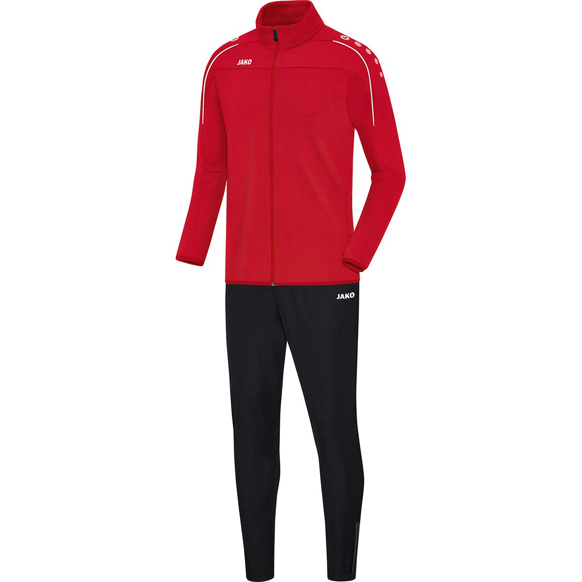 JAKO Trainingsanzug Classico, Farbe: rot, Größe: 128