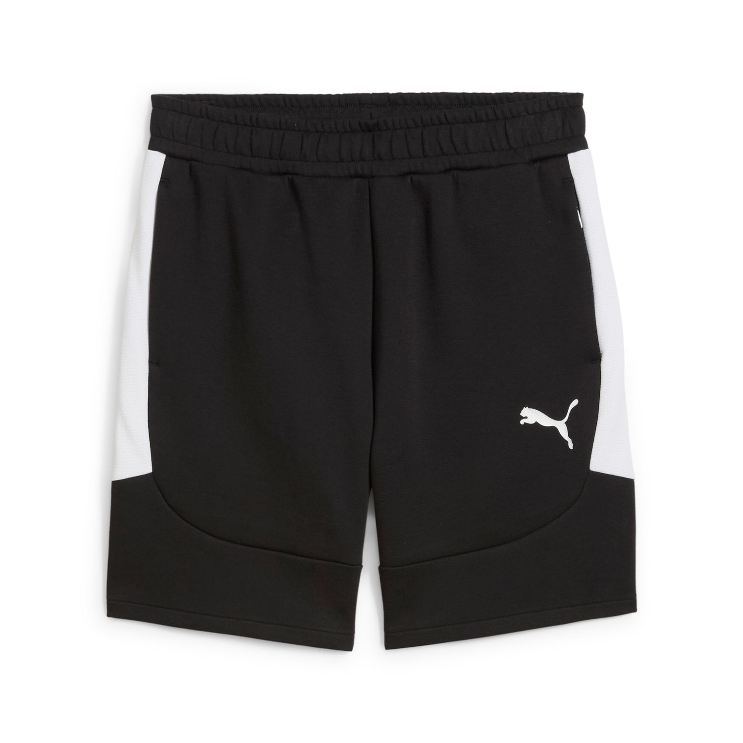 PUMA teamEVOSTRIPE Shorts Herren Football - PUMA Black-PUMA Silver-PUMA White, M, Größe: M, Farbe: PUMA Black-PUMA Silver-PUMA White