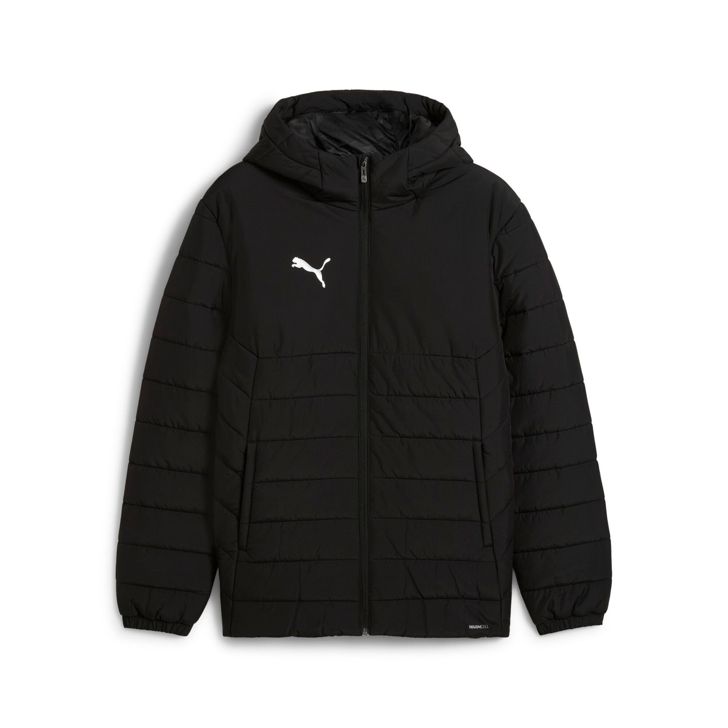 PUMA teamADDITIONS Hooded Padded Jacket Herren Football - PUMA Black-Puma Silver, M, Größe: M, Farbe: PUMA Black-Puma Silver