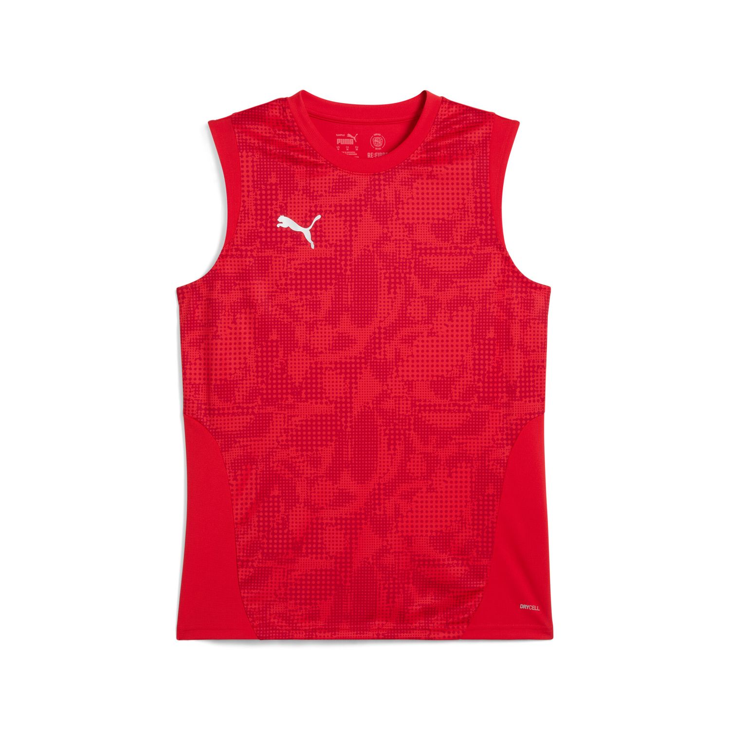 PUMA teamCUP Training Sleeveless Jersey Herren Football - PUMA Red-PUMA Silver-Dark Cherry, M, Größe: M, Farbe: PUMA Red-PUMA Silver-Dark Cherry