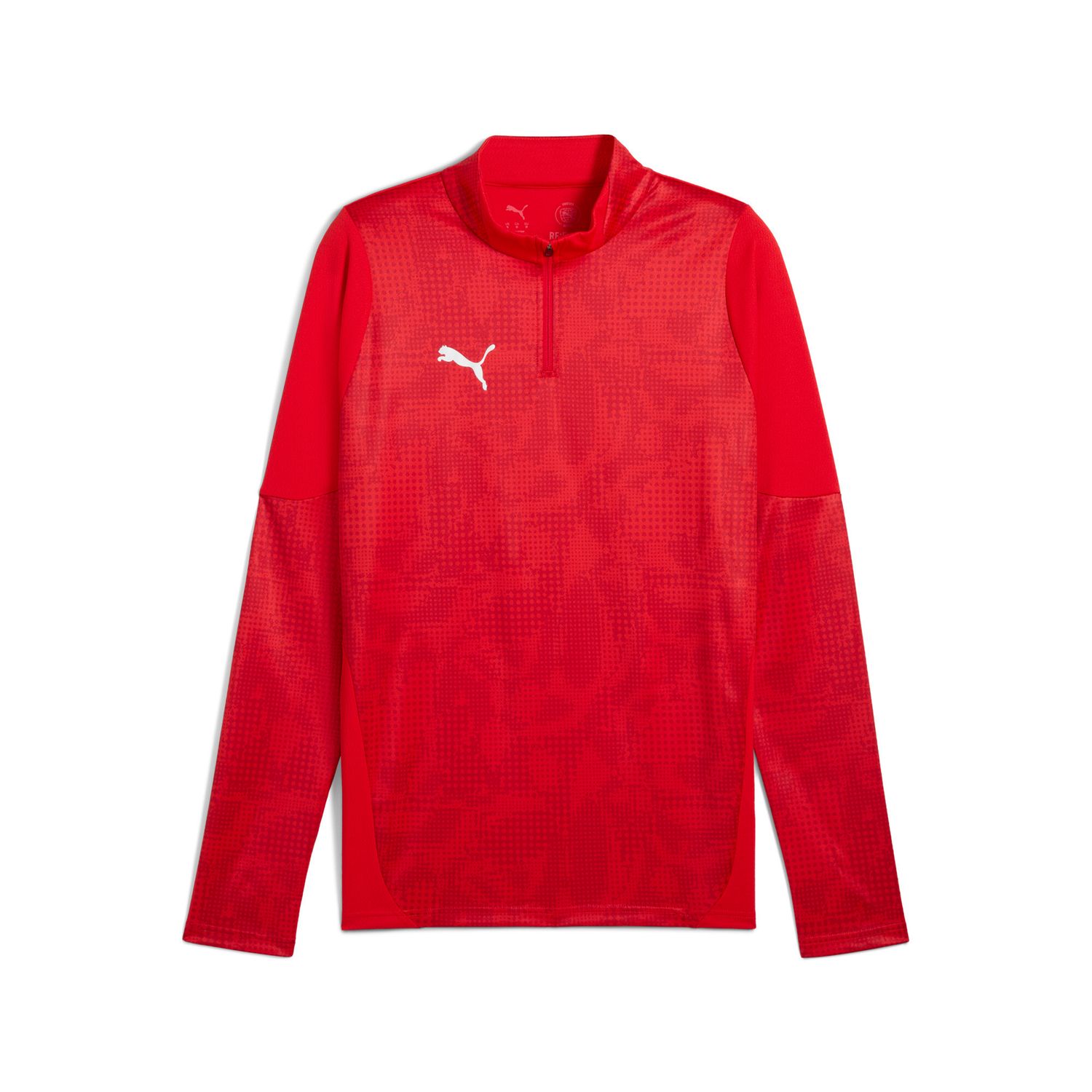 PUMA teamCUP Training 1/4 Zip Top Herren Football - PUMA Red-PUMA Silver-Dark Cherry, XL, Größe: XL, Farbe: PUMA Red-PUMA Silver-Dark Cherry