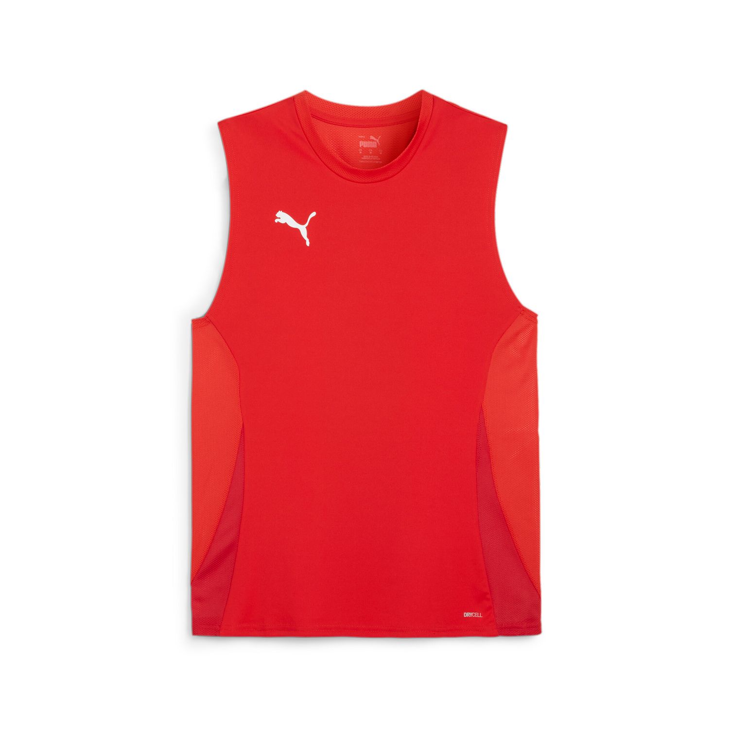 PUMA teamGOAL Sleeveless Jersey Herren Football - PUMA Red-PUMA White-Fast Red, Farbe: PUMA Red-PUMA White-Fast Red