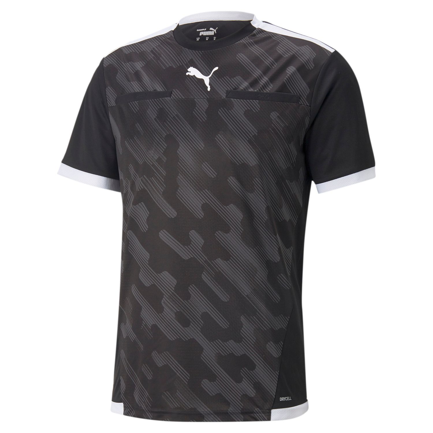 PUMA teamLIGA Referee Jersey Herren Football - PUMA Black-PUMA White, Farbe: PUMA Black-PUMA White
