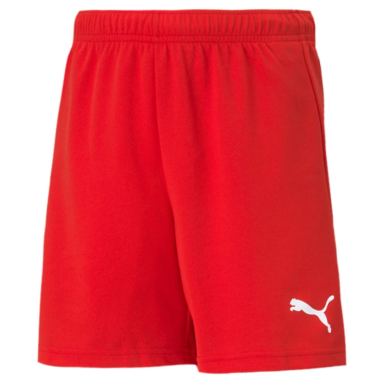 PUMA teamRISE Short Jr  Football - PUMA Red-PUMA White, Farbe: PUMA Red-PUMA White
