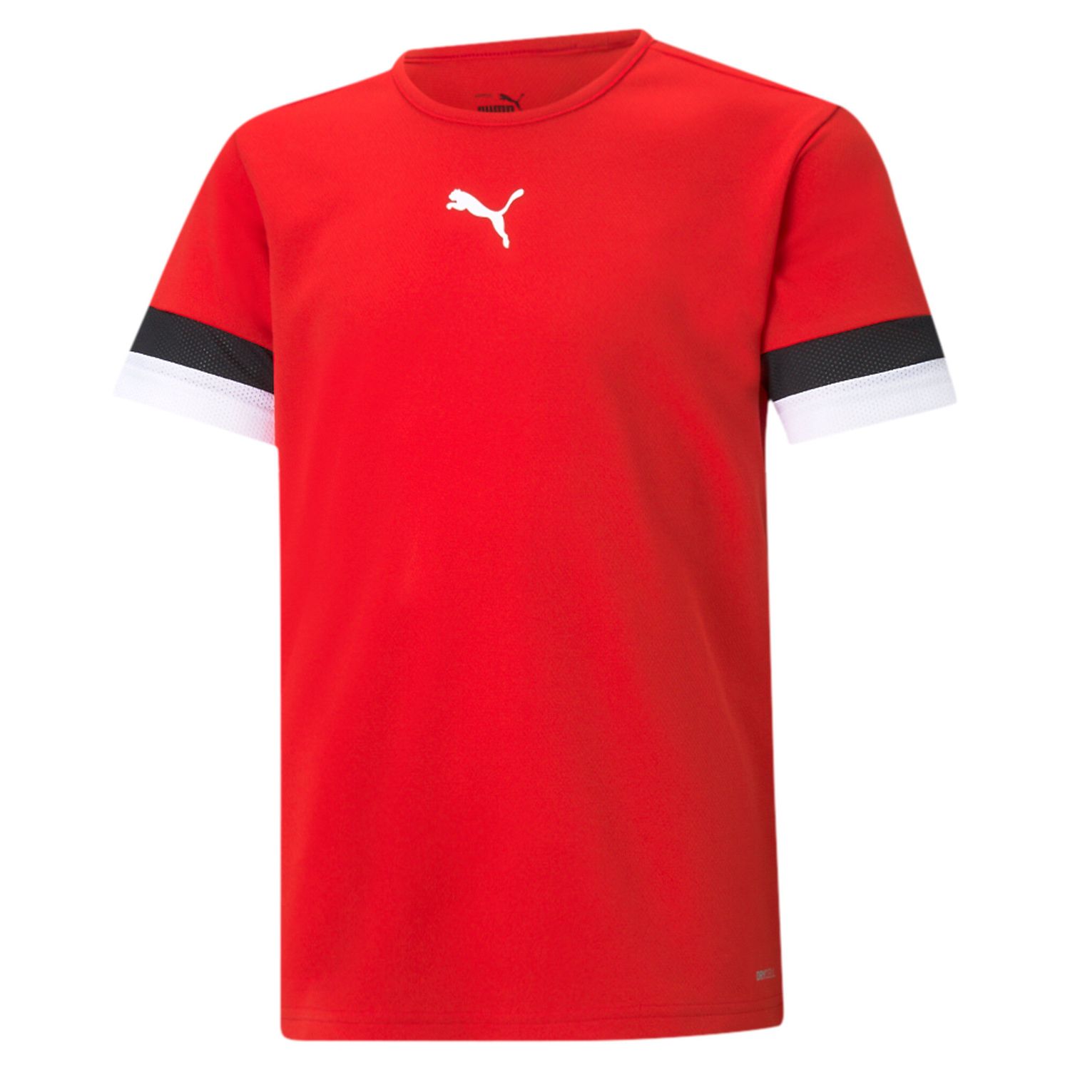 PUMA teamRISE Jersey Jr  Football - Puma Red-Puma Black-Puma White, Farbe: Puma Red-Puma Black-Puma White