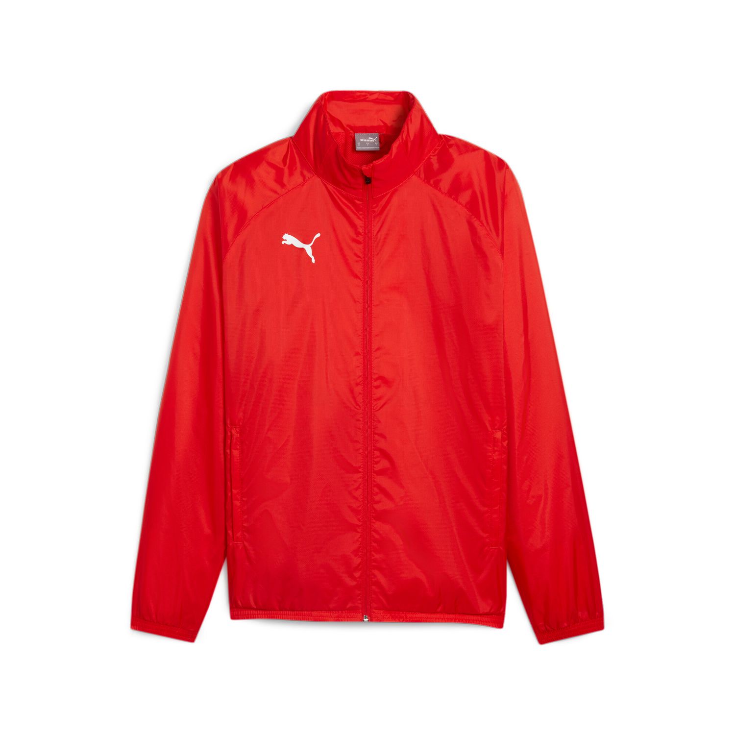 PUMA teamGOAL All Weather Jacket Herren Football - PUMA Red-PUMA White, Farbe: PUMA Red-PUMA White