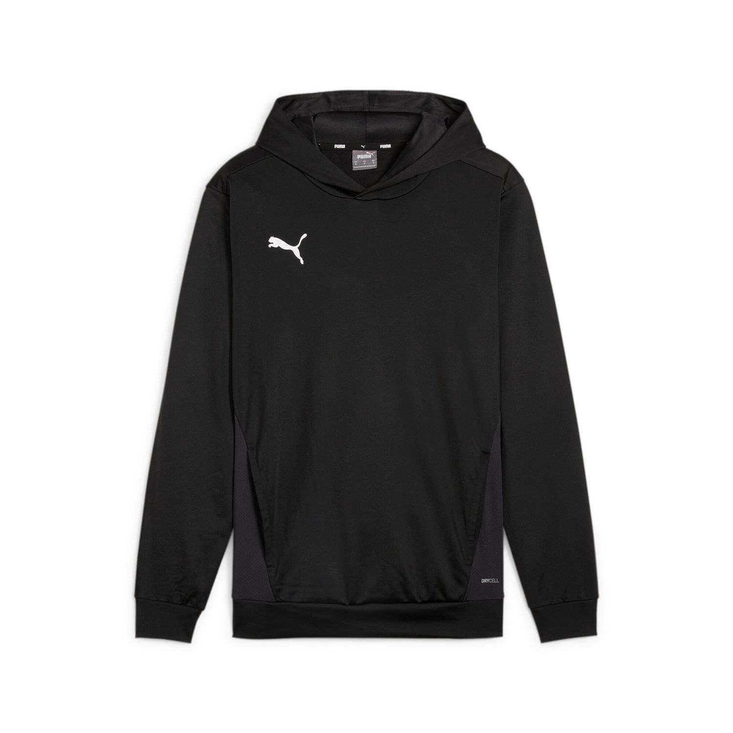 PUMA teamGOAL Training Hoody M Herren Football - PUMA Black-PUMA White-Flat Dark Gray, Farbe: PUMA Black-PUMA White-Flat Dark Gray