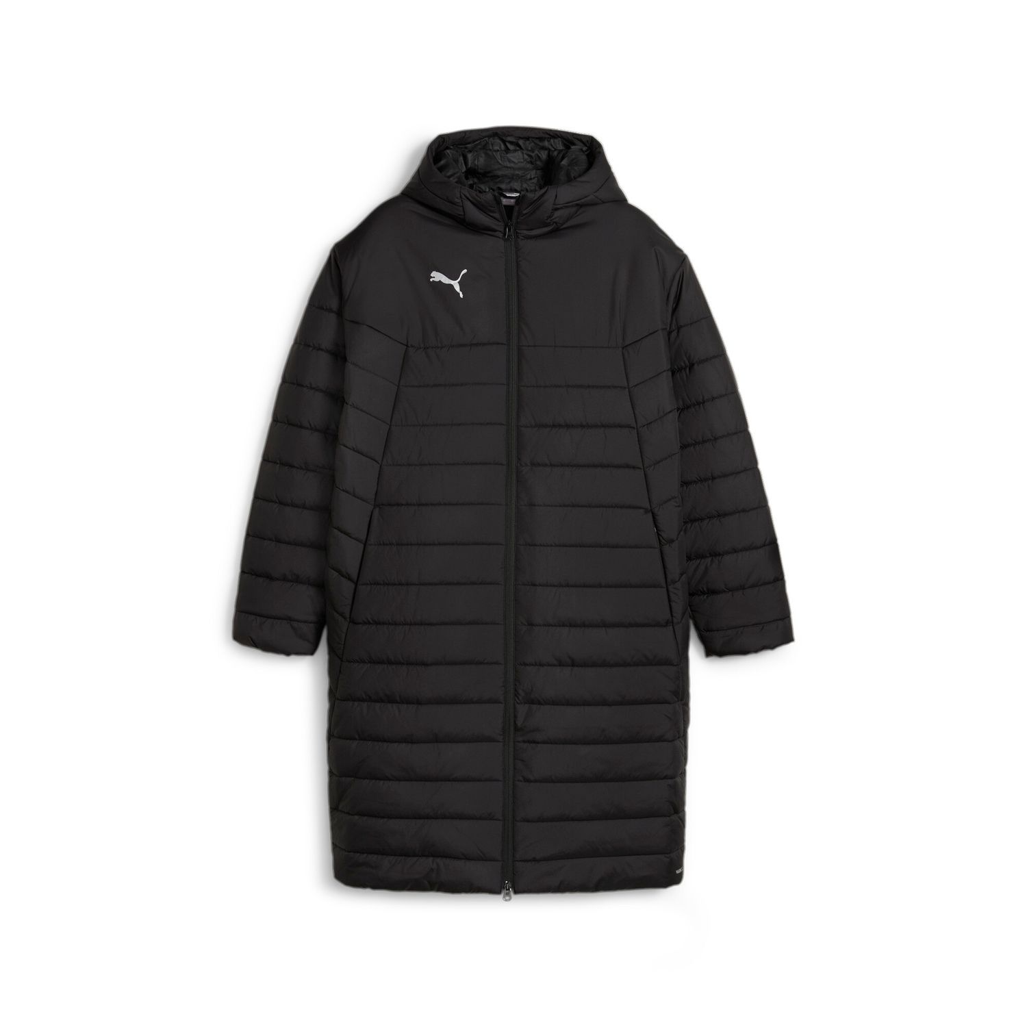 PUMA teamFINAL Bench Jacket Herren Football - PUMA Black-Puma Silver, Farbe: PUMA Black-Puma Silver