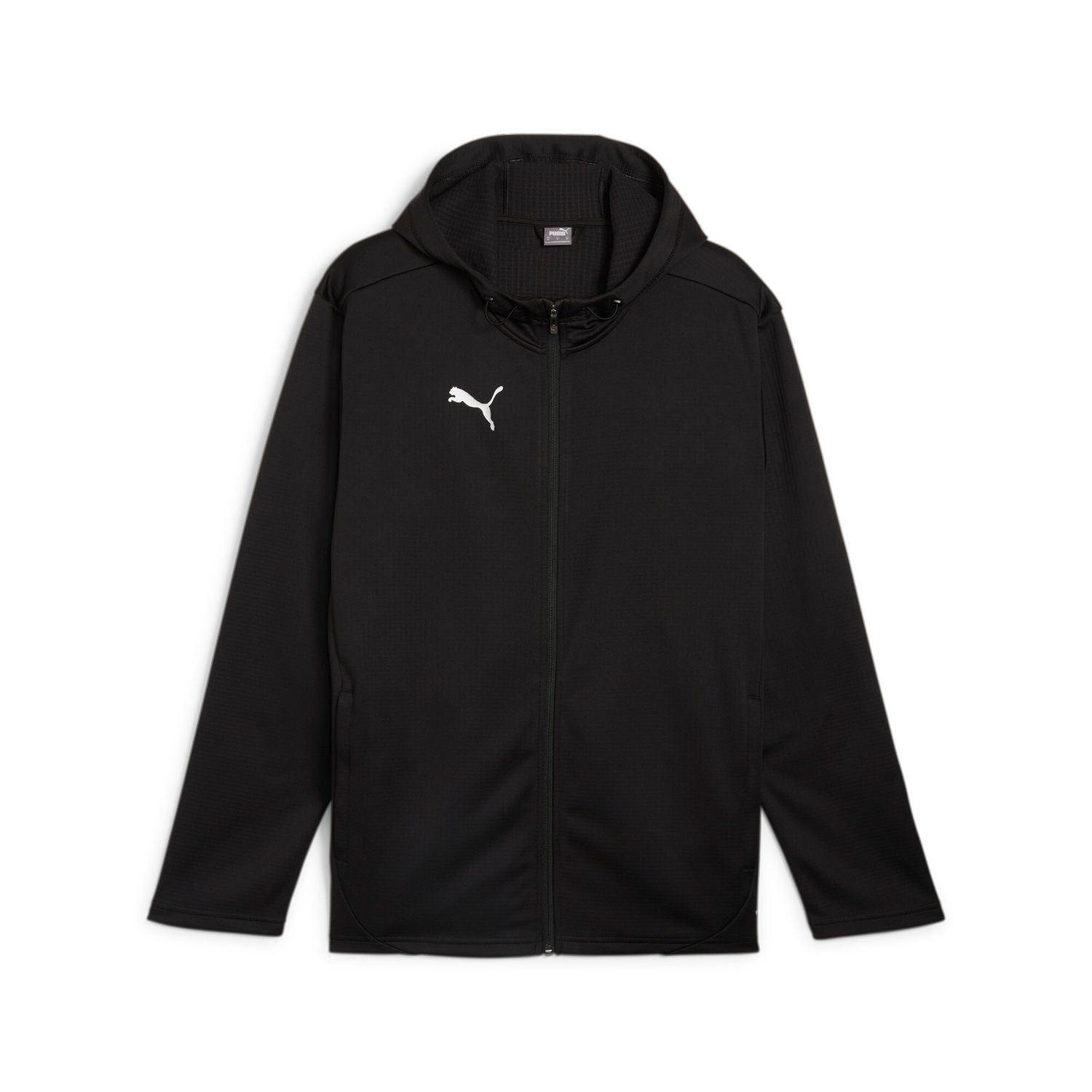 PUMA teamFINAL Training Fleece Jkt Herren Football - PUMA Black-Puma Silver, Farbe: PUMA Black-Puma Silver