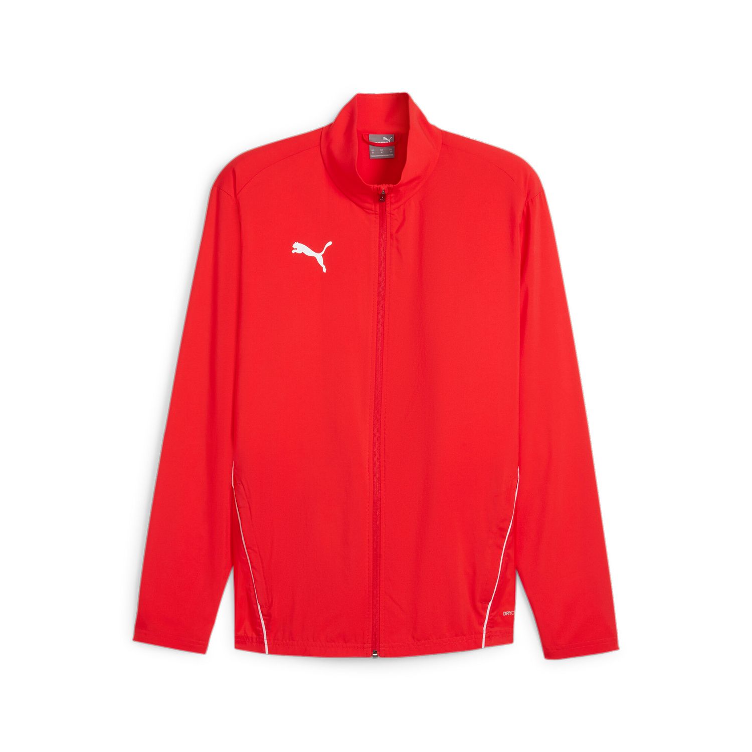PUMA teamGOAL Sideline Jacket Herren Football - PUMA Red-PUMA White, Farbe: PUMA Red-PUMA White