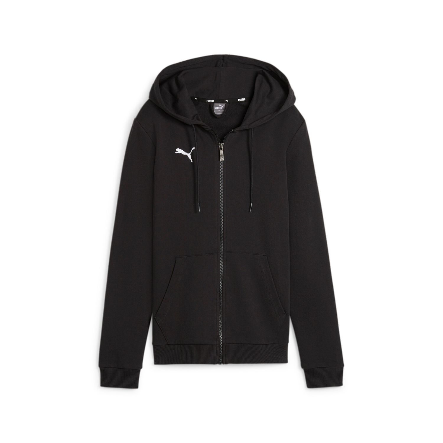 PUMA teamGOAL Casuals Hooded Jacket Wmn Damen Football - PUMA Black-PUMA White, Farbe: PUMA Black-PUMA White