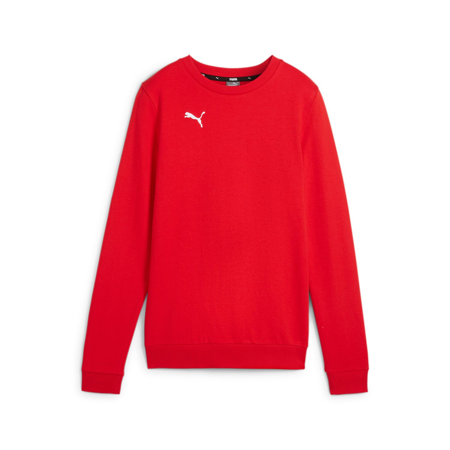 PUMA teamGOAL Casuals Crew Neck Sweat Wmn Damen Football - PUMA Red-PUMA White, Farbe: PUMA Red-PUMA White