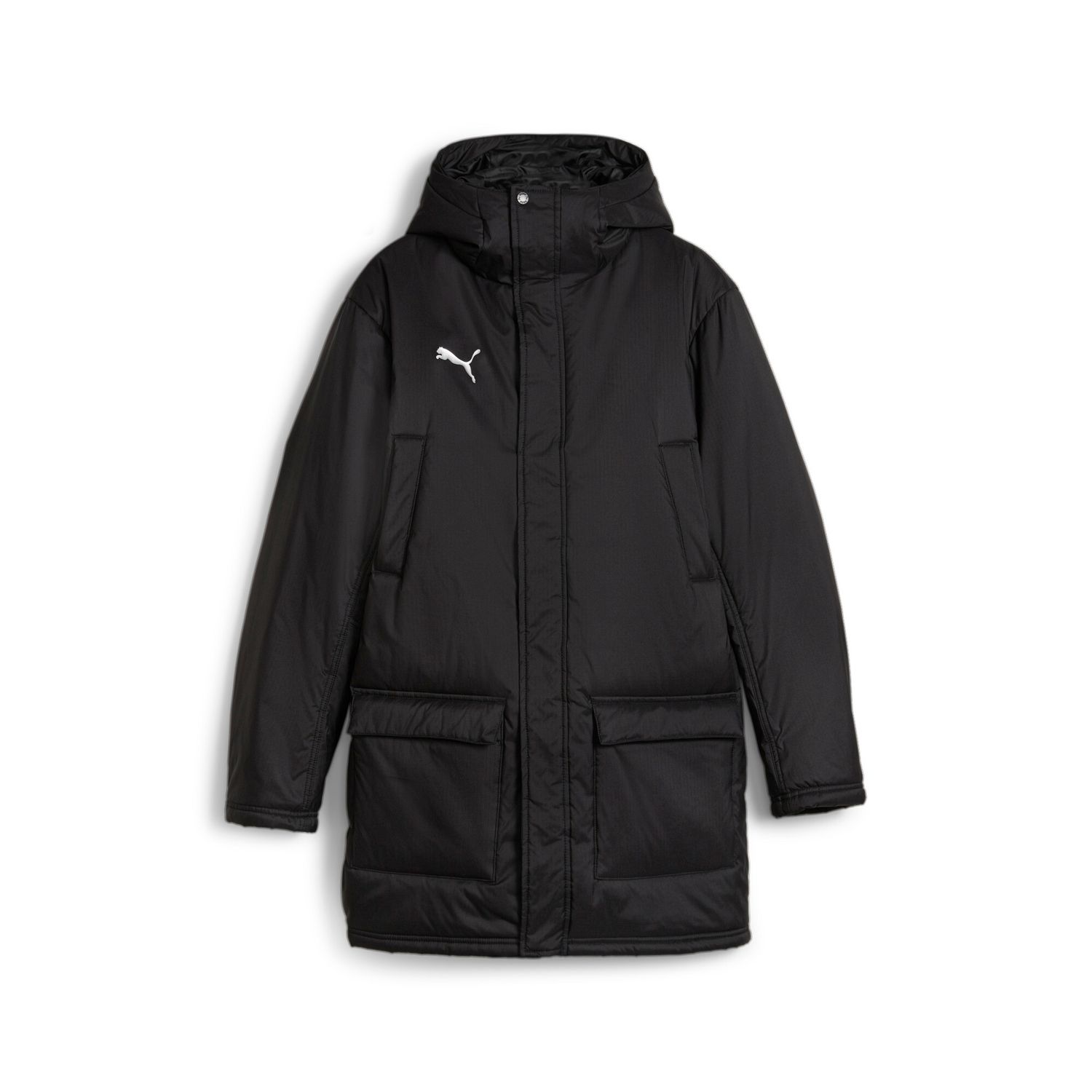 PUMA teamFINAL Winter Jacket Herren Football - PUMA Black-Puma Silver, Farbe: PUMA Black-Puma Silver