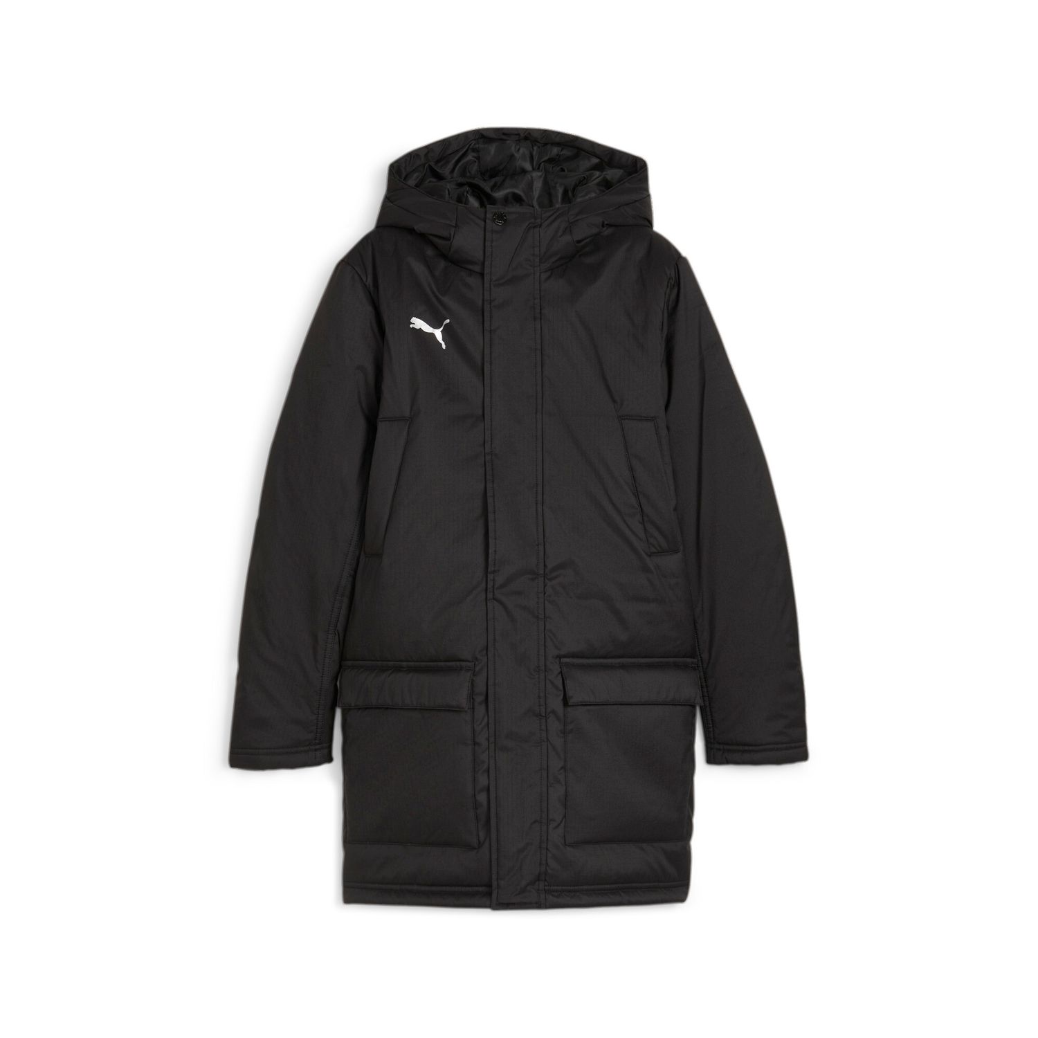 PUMA teamFINAL Winter Jacket Jr  Football - PUMA Black-Puma Silver, Farbe: PUMA Black-Puma Silver