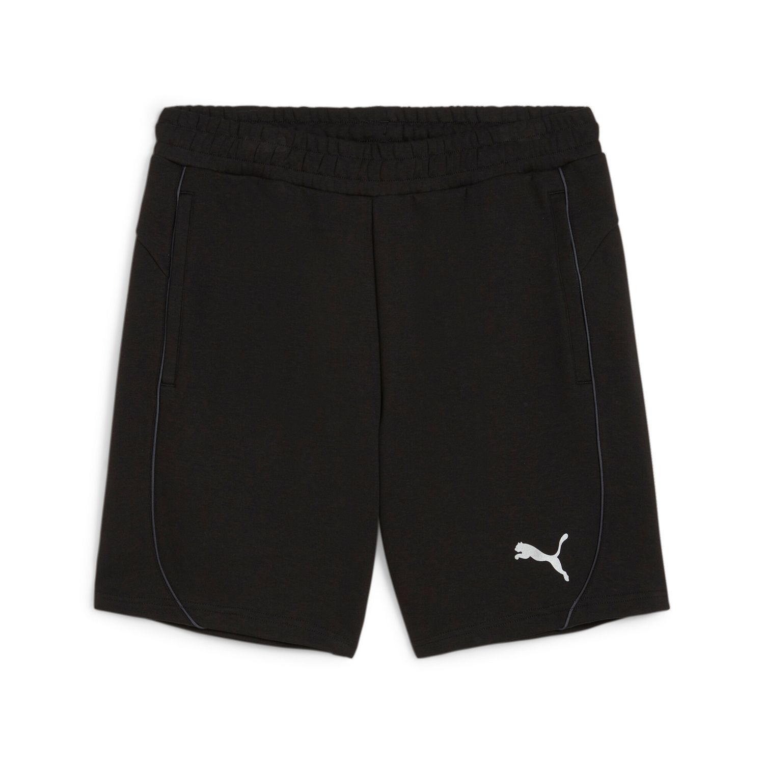 PUMA teamFINAL Casuals Shorts Herren Football - PUMA Black-Puma Silver, Farbe: PUMA Black-Puma Silver