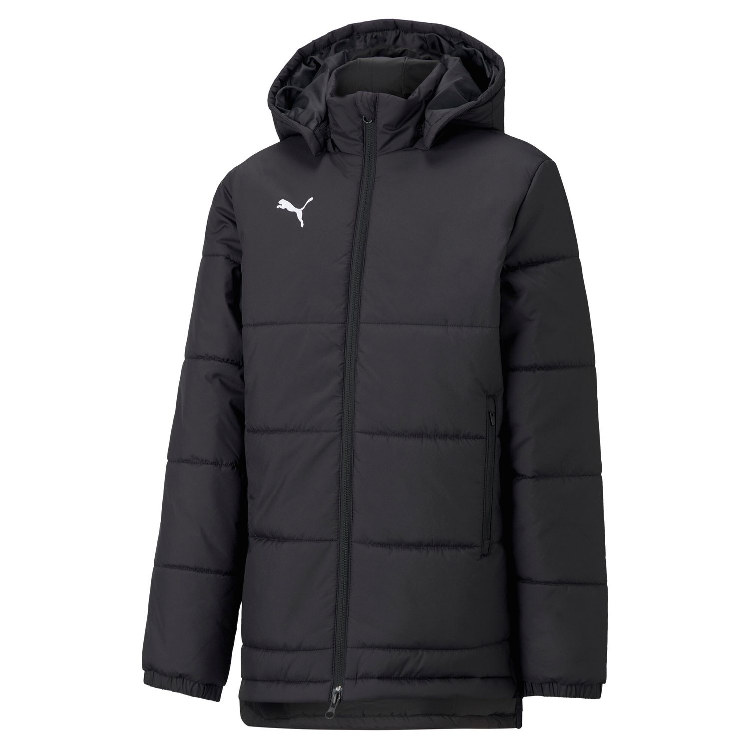 PUMA Bench Jacket Jr  Football - PUMA Black-PUMA White, Farbe: PUMA Black-PUMA White