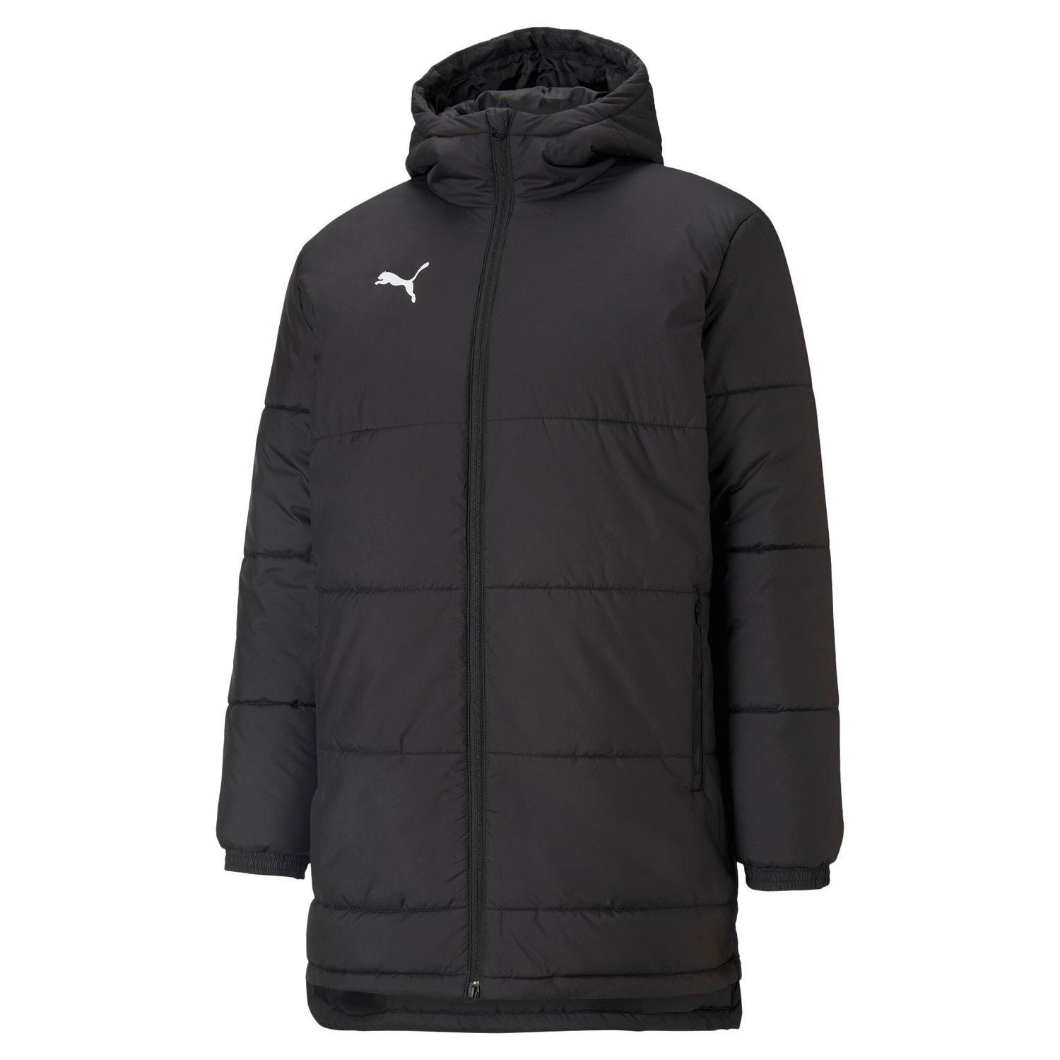 PUMA Bench Jacket Herren Football - PUMA Black-PUMA White, Farbe: PUMA Black-PUMA White