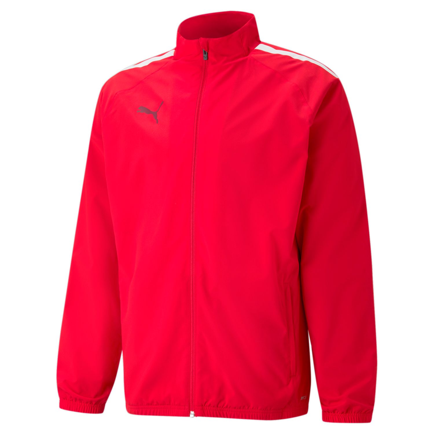 PUMA teamLIGA Sideline Jacket Herren Football - PUMA Red-PUMA White, Farbe: PUMA Red-PUMA White