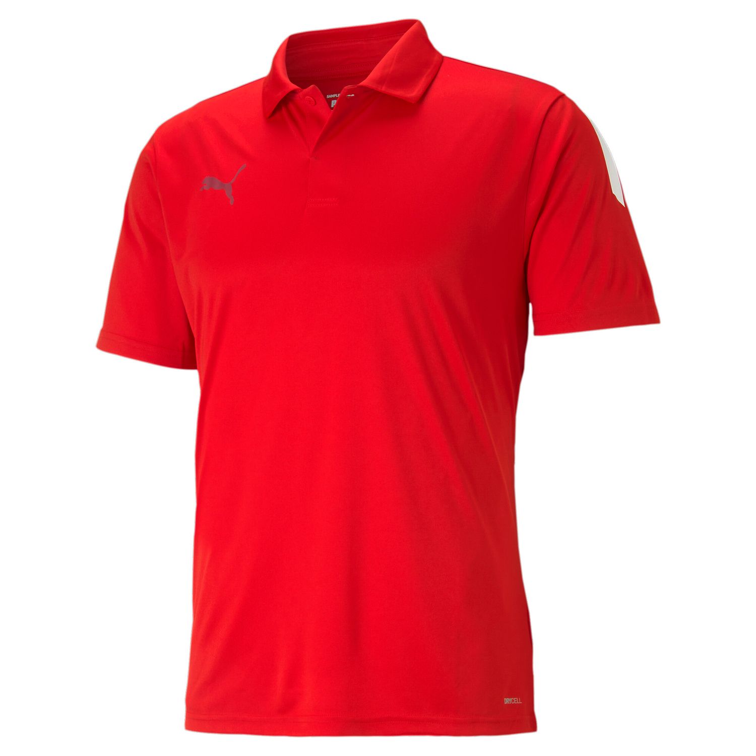 PUMA teamLIGA Sideline Polo Herren Football - PUMA Red-PUMA White, Farbe: PUMA Red-PUMA White