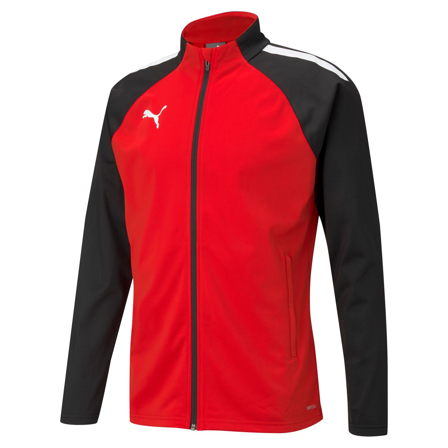 PUMA teamLIGA Training Jacket Herren Football - Puma Red-Puma Black, Farbe: Puma Red-Puma Black