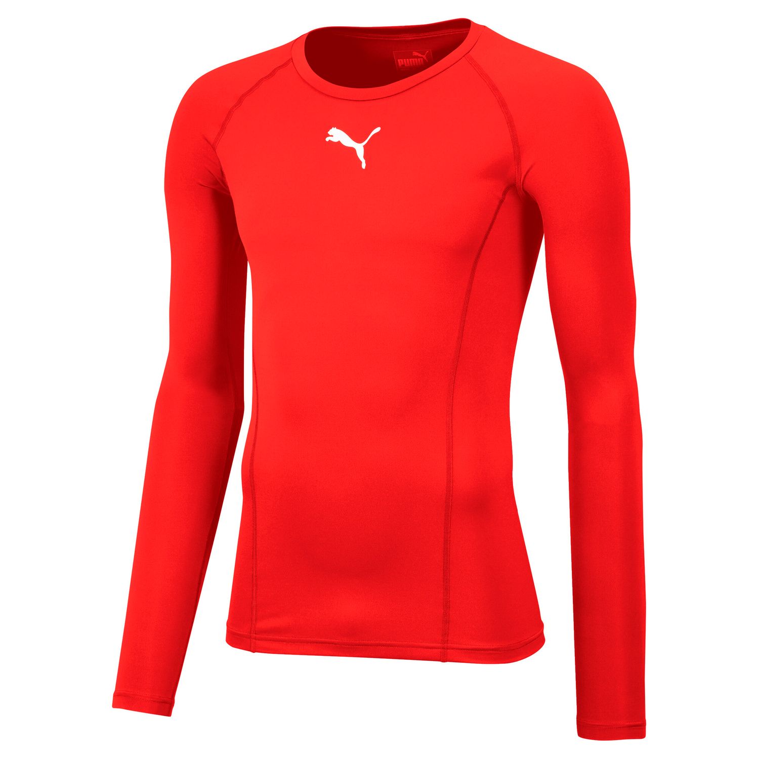 PUMA LIGA Baselayer Tee LS Jr  Football - Puma Red, Farbe: Puma Red