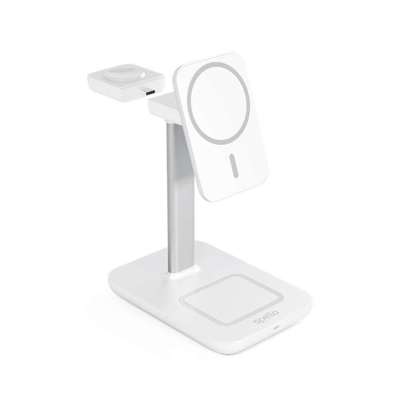 Spello 3in1 Magnetic Charging Station - white