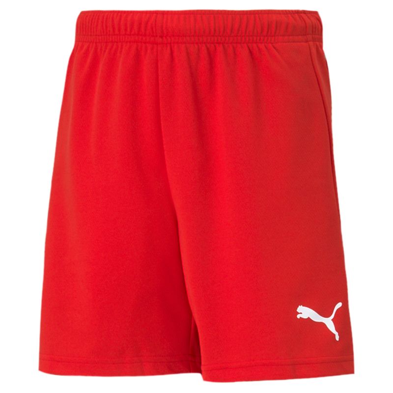 PUMA teamRISE Short Jr  Football - PUMA Red-PUMA White