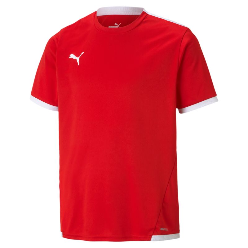 PUMA teamLIGA Jersey Jr  Football - PUMA Red-PUMA White