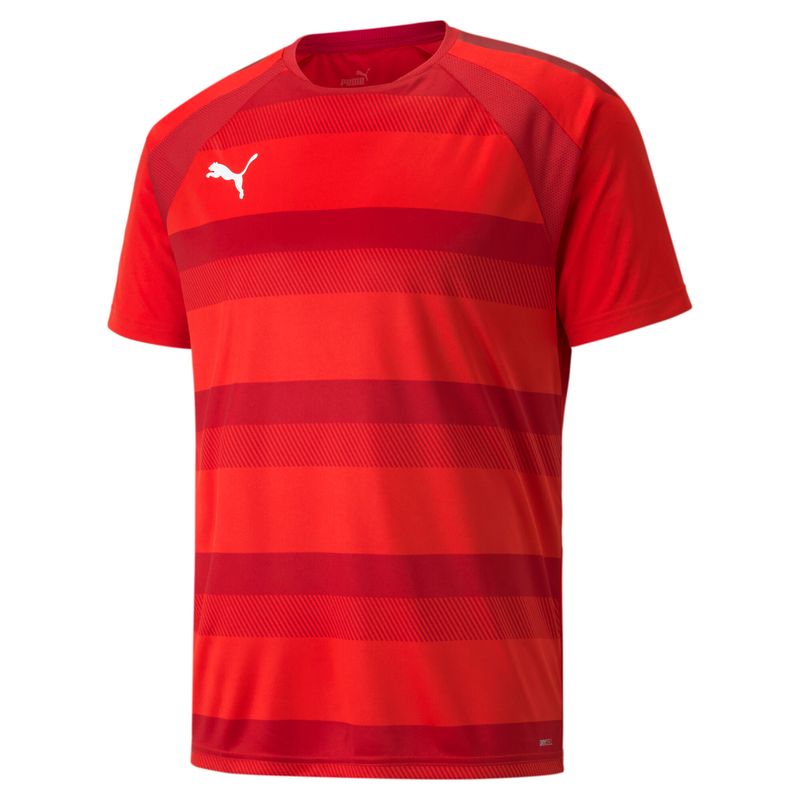 PUMA teamVISION Jersey Herren Football - Puma Red-Chili Pepper-Puma White