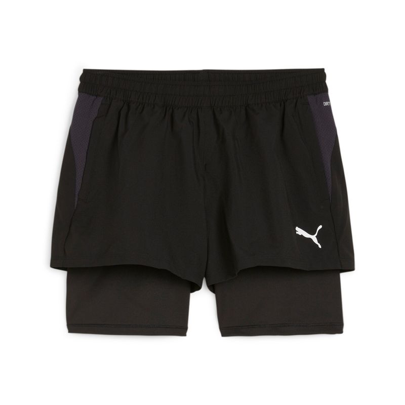 PUMA teamGOAL 2in1 Short Women Damen Football - PUMA Black-PUMA White
