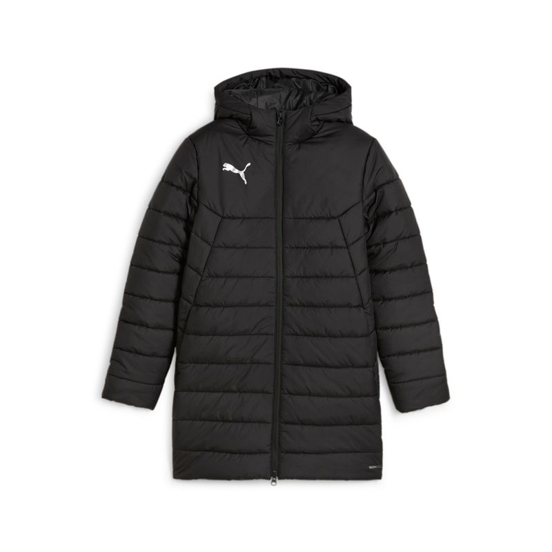 PUMA teamFINAL Bench Jacket Jr  Football - PUMA Black-Puma Silver
