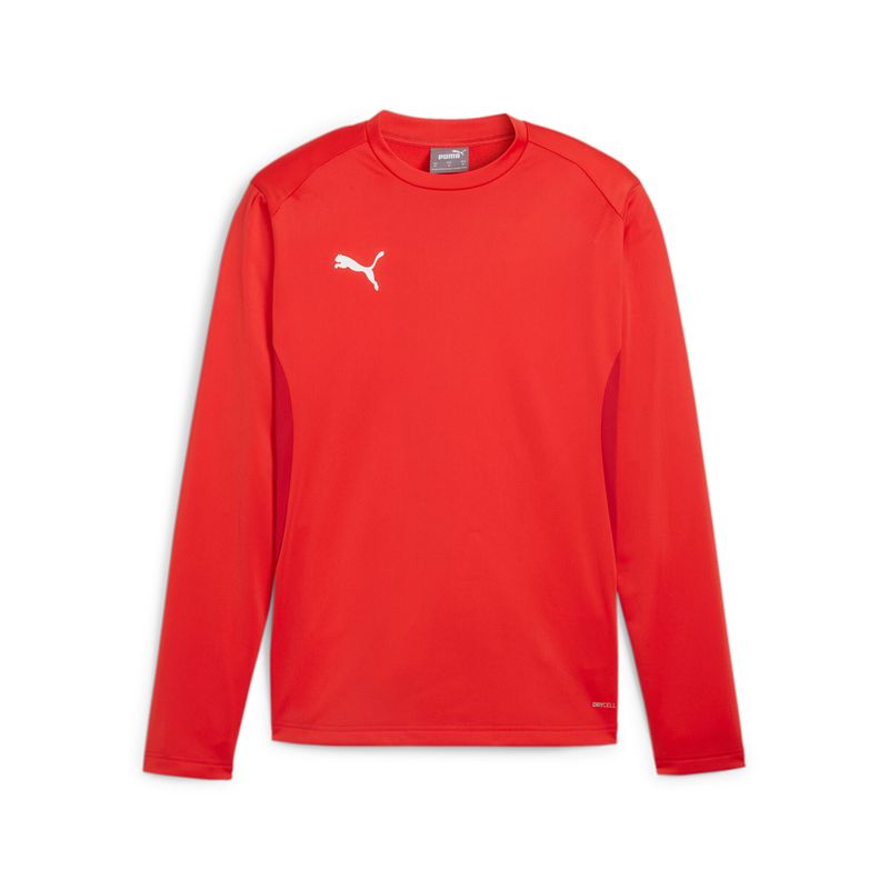 PUMA teamGOAL Training Sweat Herren Football - PUMA Red-PUMA White-Fast Red