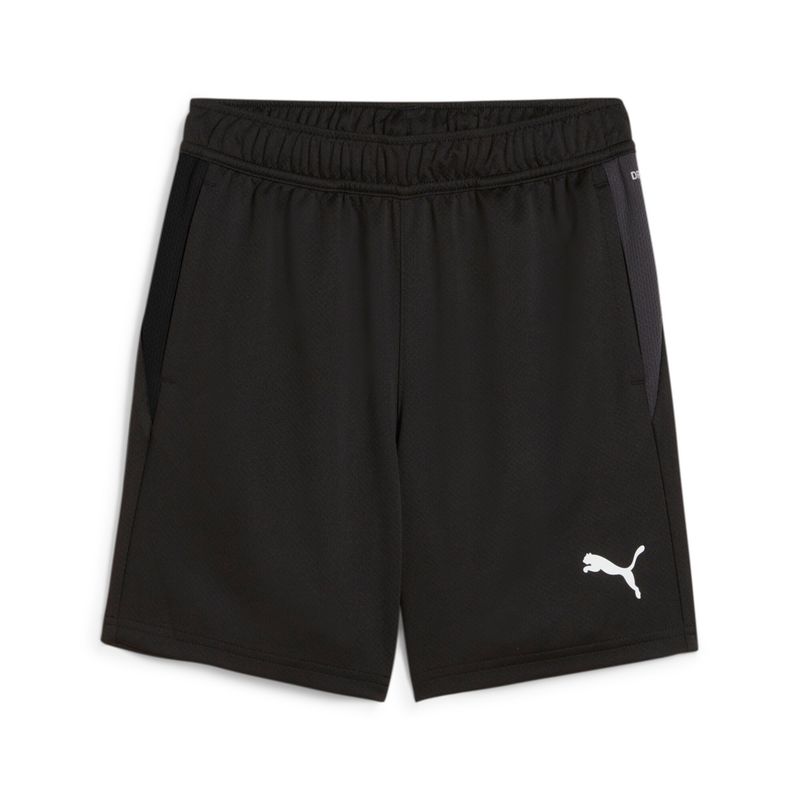 PUMA teamGOAL Training Short Jr Herren Football - PUMA Black-PUMA White-Flat Dark Gray, 176