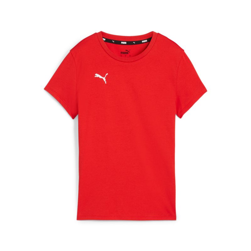 PUMA teamGOAL Casuals Tee Wmn Damen Football - PUMA Red-PUMA White