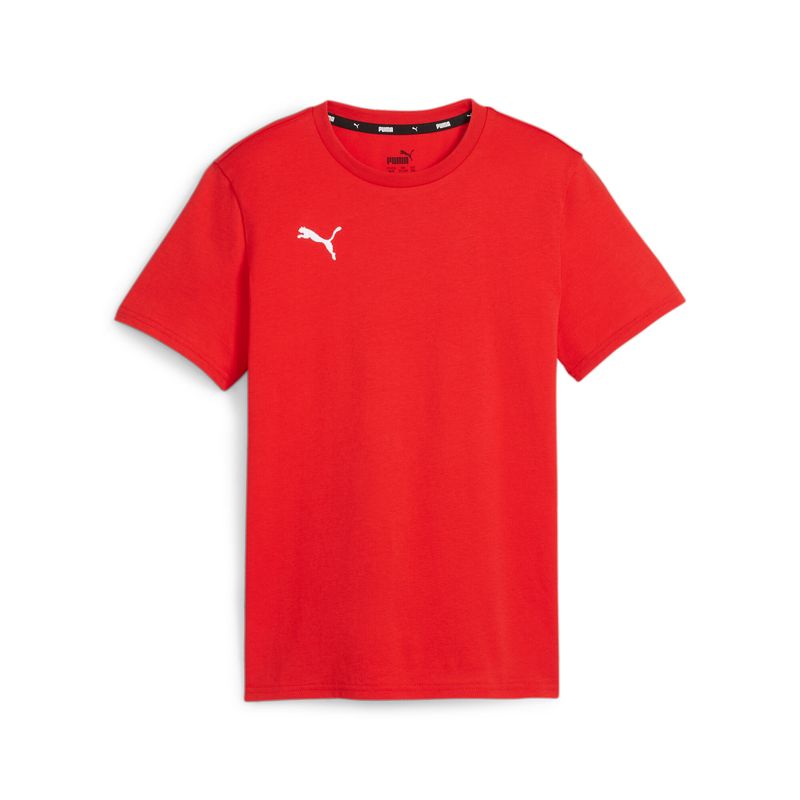 PUMA teamGOAL Casuals Tee Jr Herren Football - PUMA Red-PUMA White, 176
