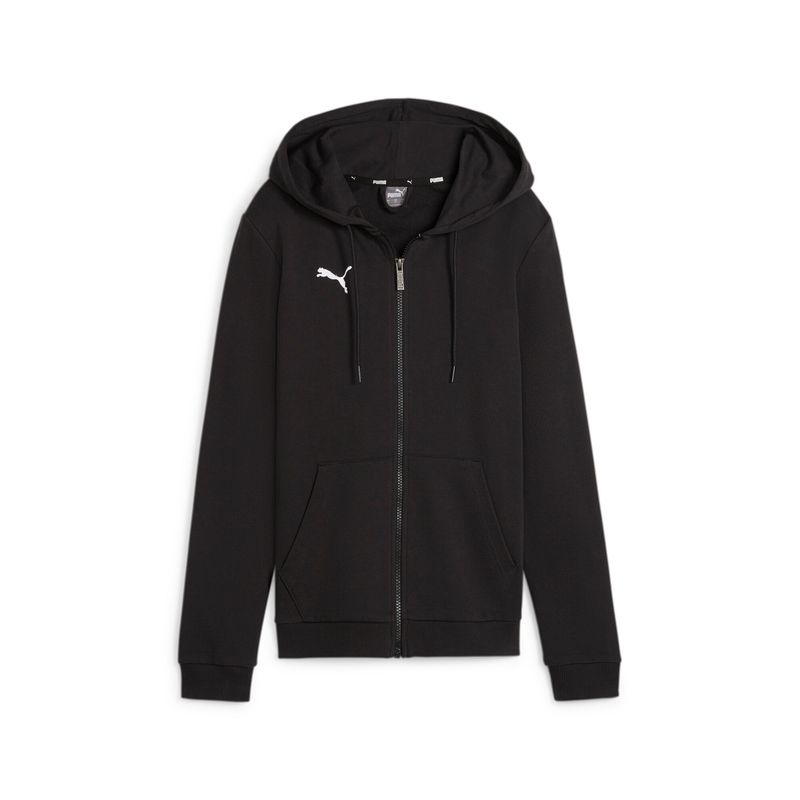 PUMA teamGOAL Casuals Hooded Jacket Wmn Damen Football - PUMA Black-PUMA White