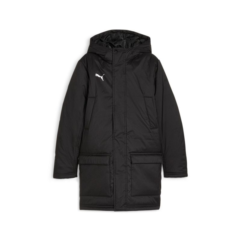 PUMA teamFINAL Winter Jacket Jr  Football - PUMA Black-Puma Silver