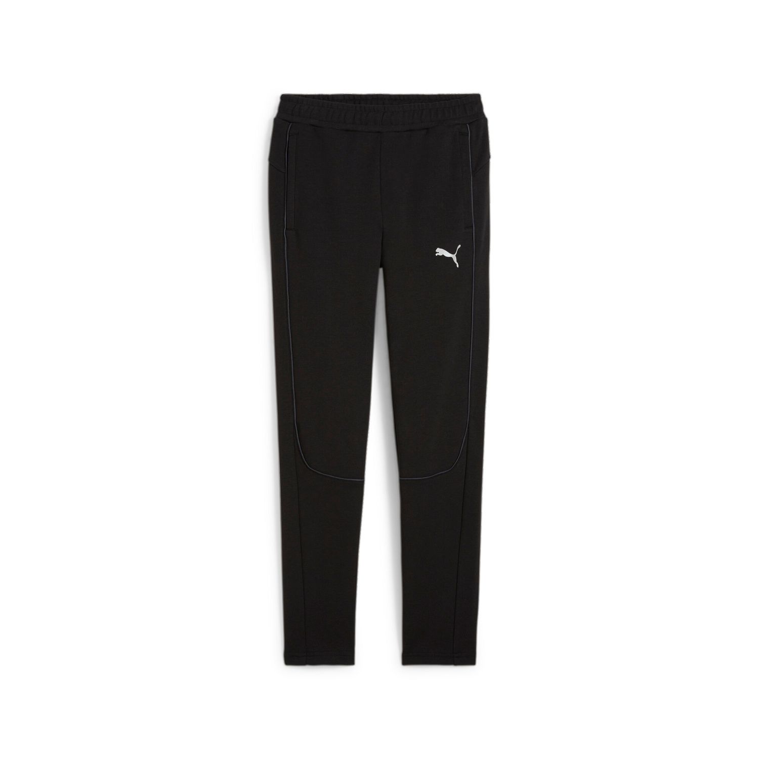 PUMA teamFINAL Casuals Pants Jr  Football - PUMA Black-Puma Silver, 176, Größe: 176, Farbe: PUMA Black-Puma Silver