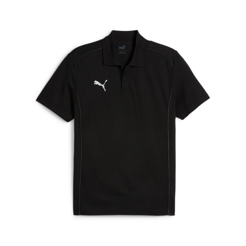 PUMA teamFINAL Casuals Polo Herren Football - PUMA Black-Puma Silver
