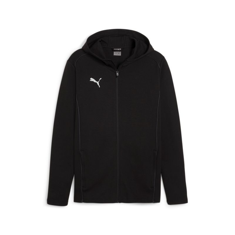PUMA teamFINAL Casuals Hooded Jkt Herren Football - PUMA Black-Puma Silver