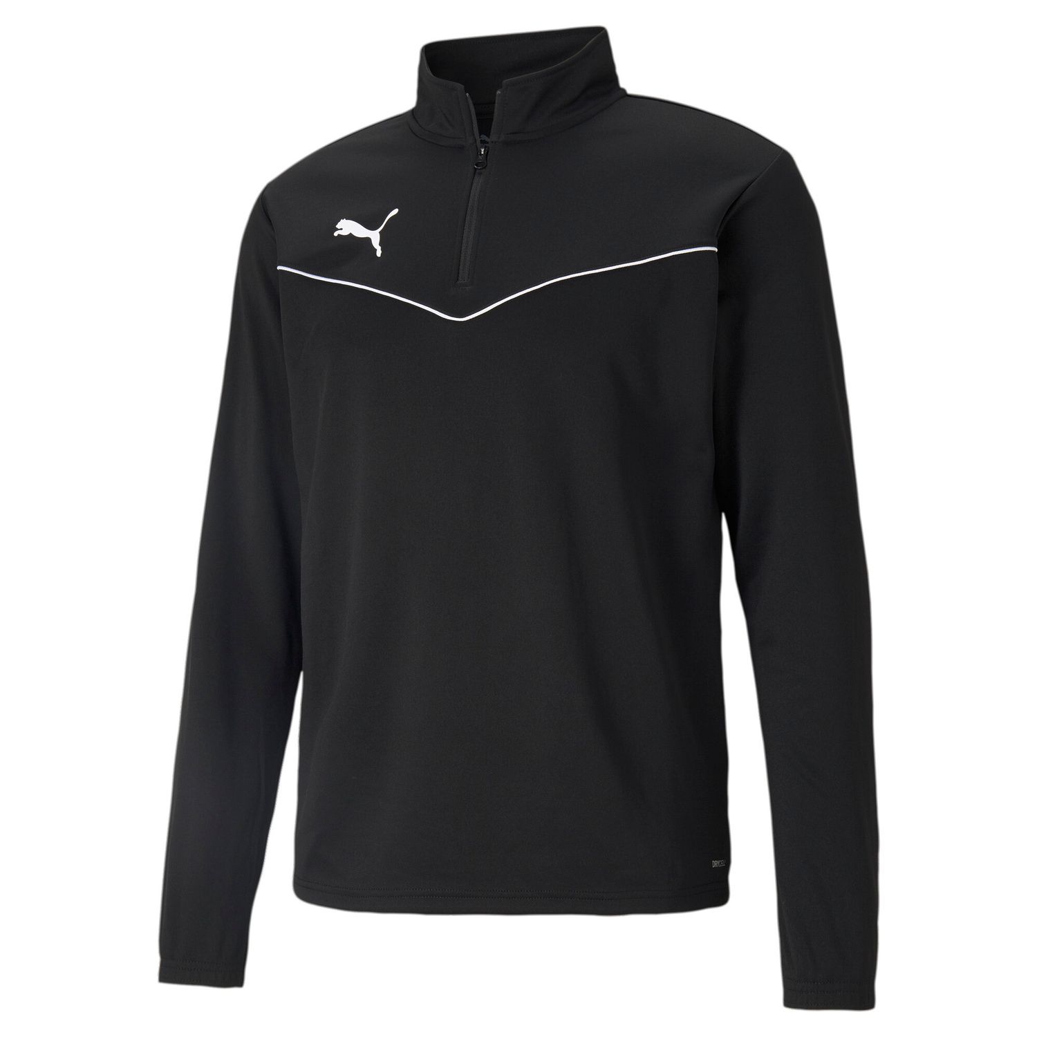 PUMA teamRISE 1/4 Zip Top Herren Football - PUMA Black-PUMA White, XS, Größe: XS, Farbe: PUMA Black-PUMA White