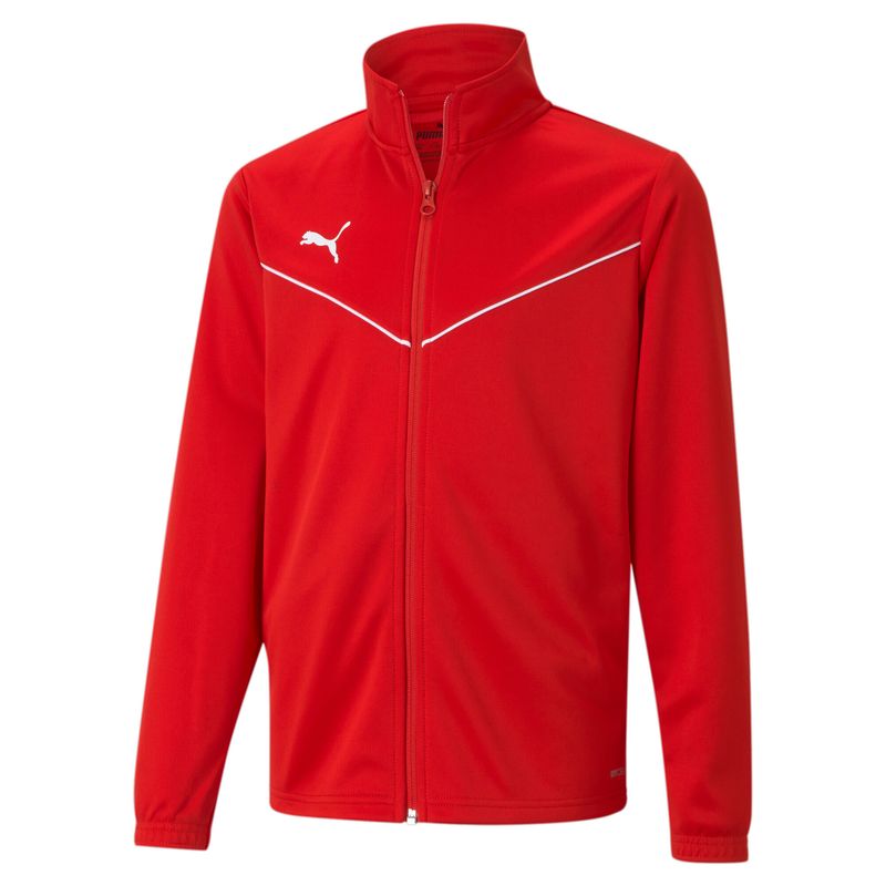 PUMA teamRISE Training Poly Jacket Jr  Football - PUMA Red-PUMA White