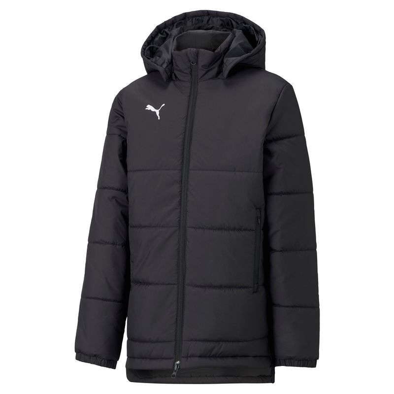 PUMA Bench Jacket Jr  Football - PUMA Black-PUMA White