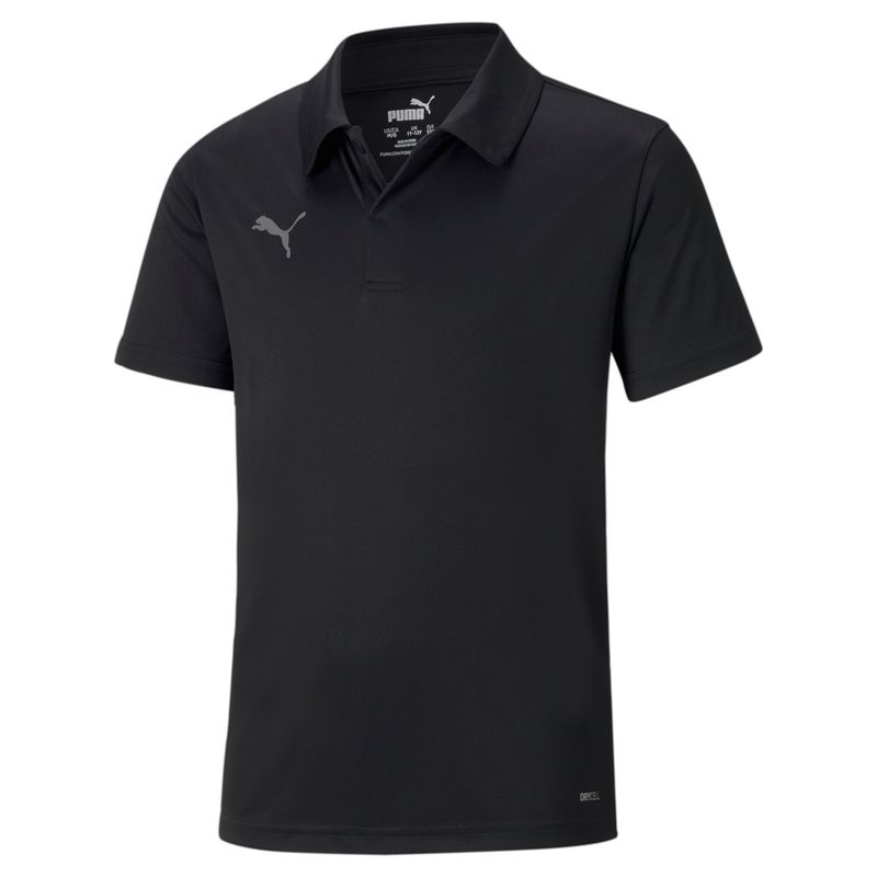 PUMA teamLIGA Sideline Polo Jr  Football - PUMA Black-PUMA White