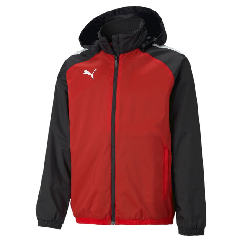 PUMA teamLIGA All Weather Jkt Jr  Football - Puma Red-Puma Black