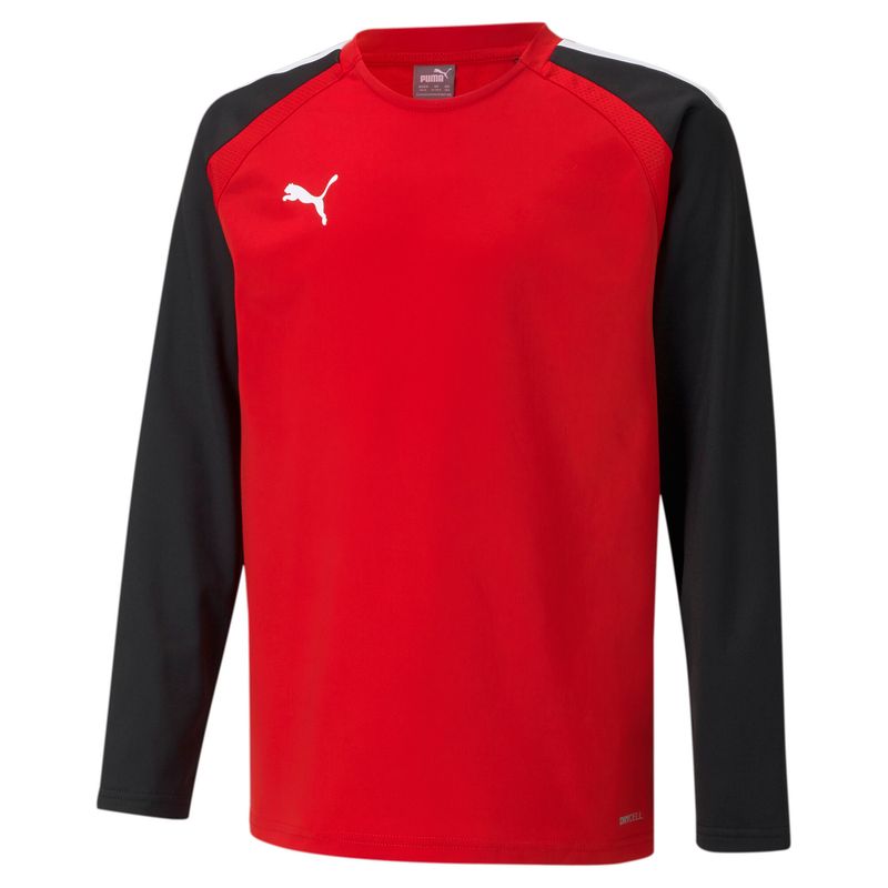 PUMA teamLIGA Training Sweat Jr  Football - Puma Red-Puma Black